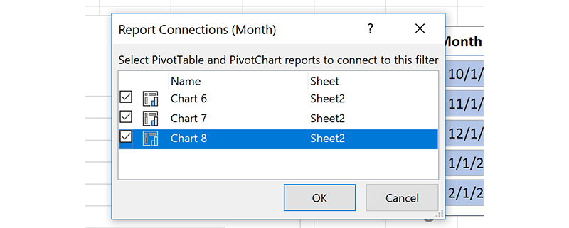 Connecting the Filter