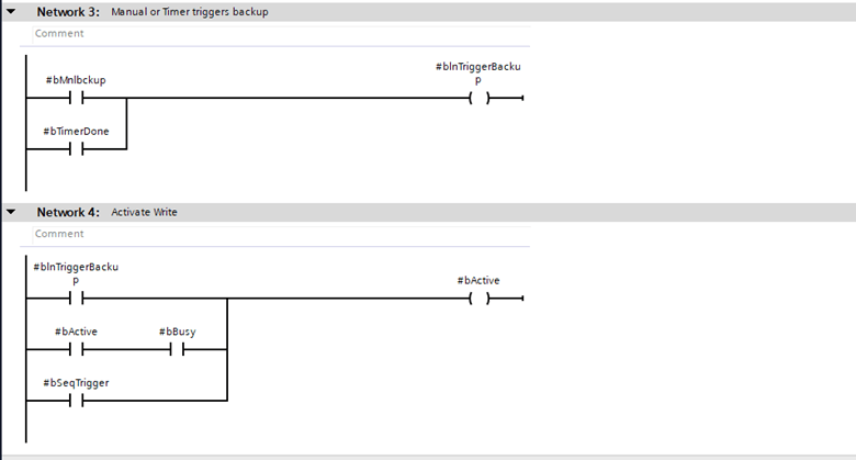 Sequence Triggers - Siemens TIA Portal