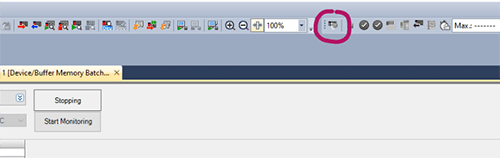 Device Buffer Memory Batch Stopping