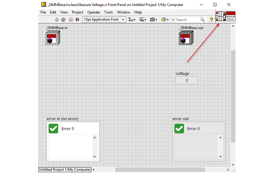 voltage for dmm