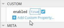 Add a custom property to the label