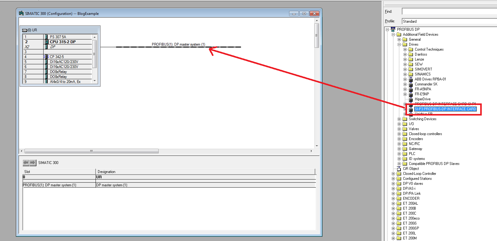 Adding VFD to PROFIBUS Network