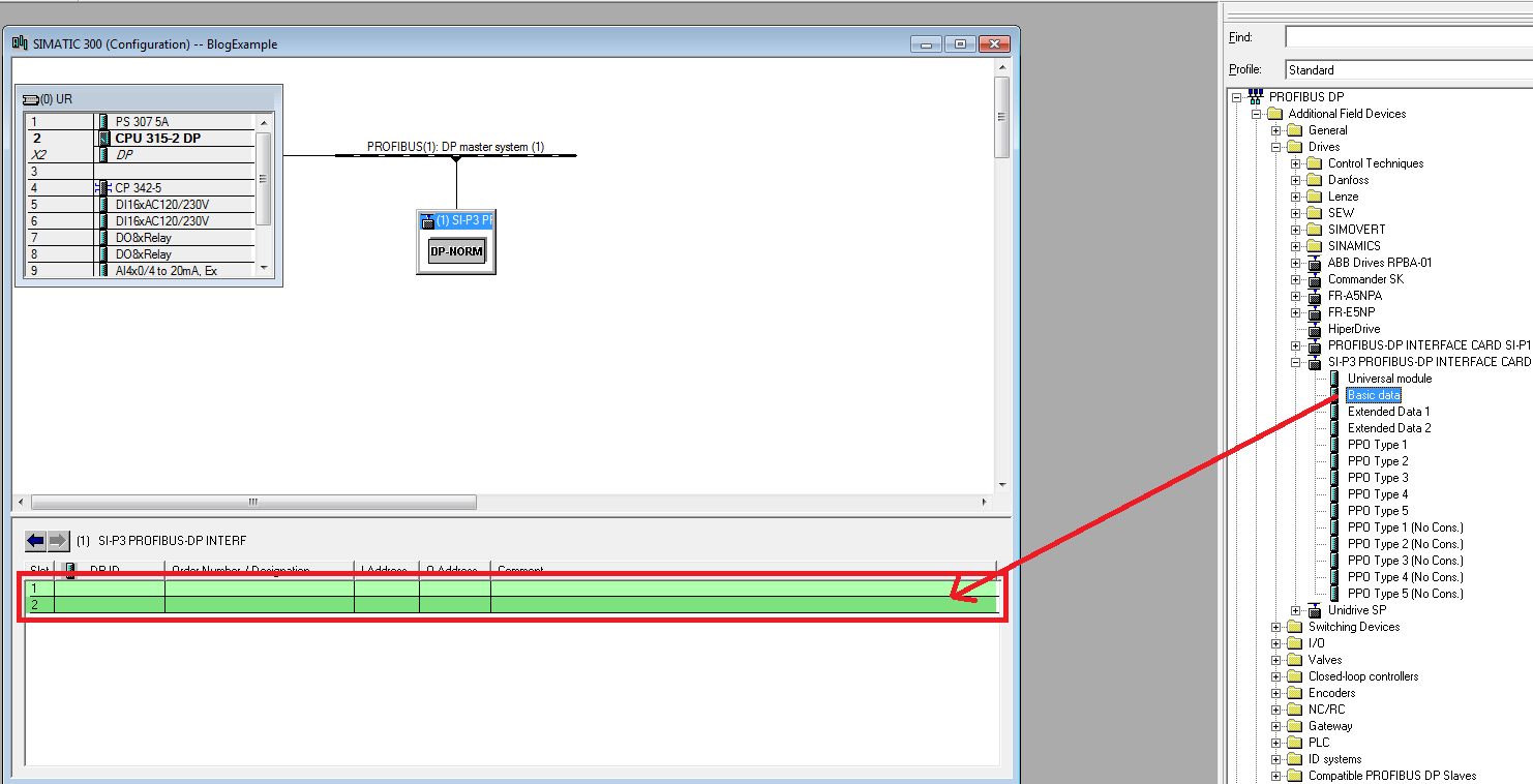 Configure VFD Data Exchange Packet