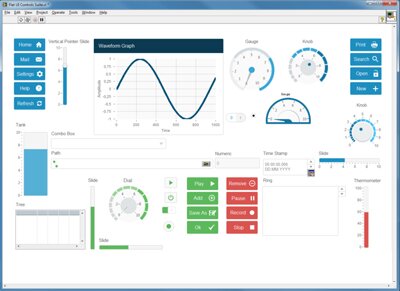 Flat User Interface Controls Suite from National Instruments