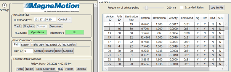 MagneMotion Host Interface