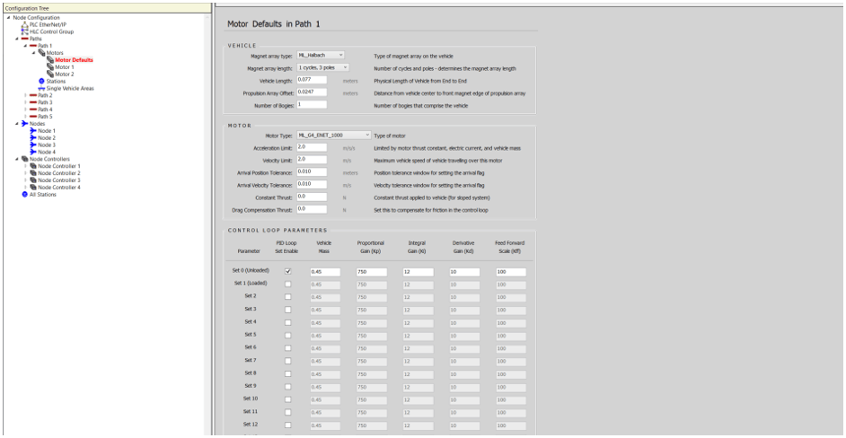 Magnemotion UI screenshot