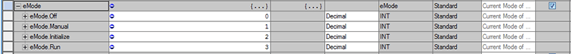 Photo of RSLogix 5000 Enumeration Values