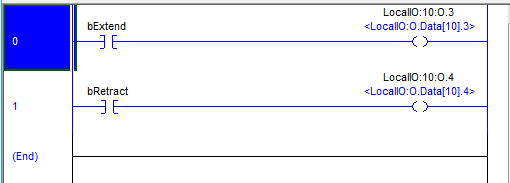 Image of tieing IO point in RSLogix 5000