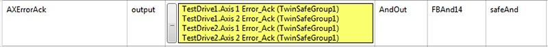 Image of Beckhoff TwinSAFE variable mapping