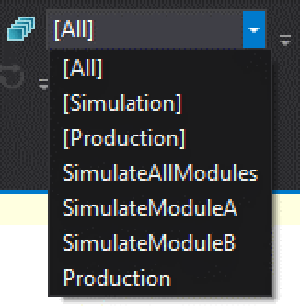 TwinCAT project variants interface