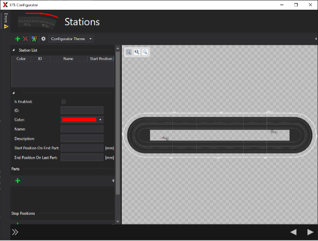 configure beckhoff xts stations