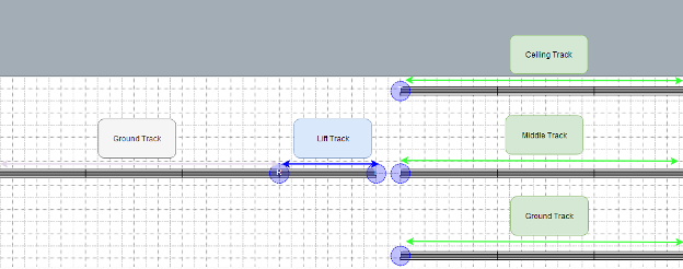 magnemotion with different track levels