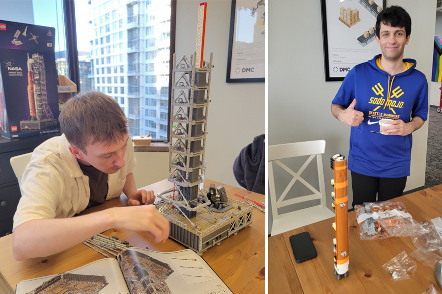 DMC employees create Lego NASA kits