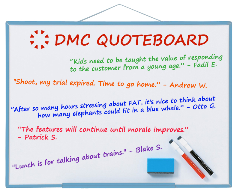 March 2025 DMC quotes