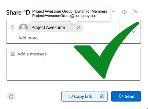 The best way to share a document in SharePoint Online