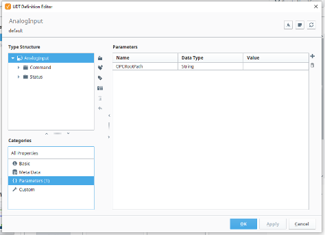 create opc item path in udt editor